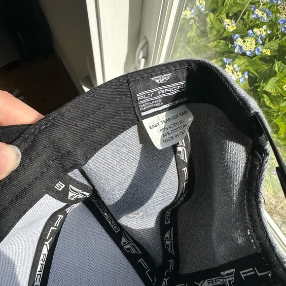 Fly Racing gray & black hat - Picture 3 of 6